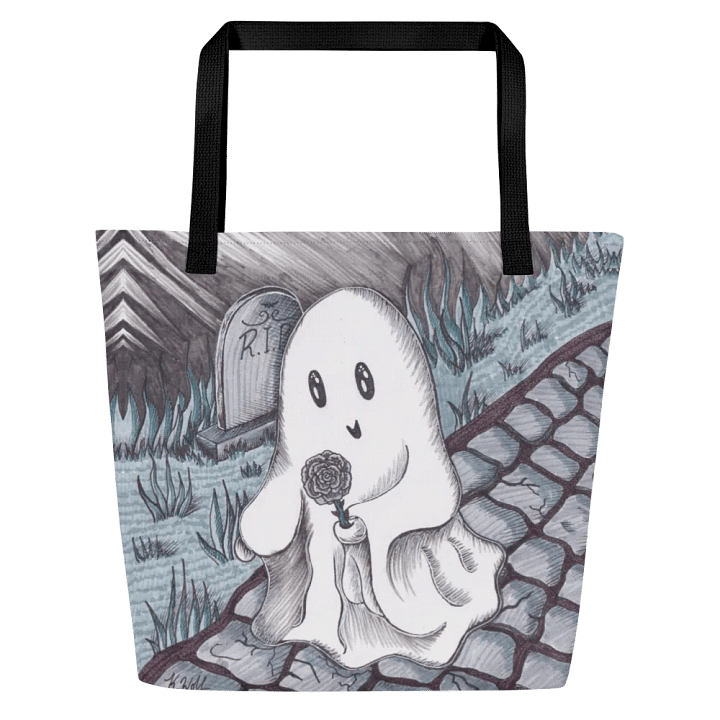 Rose Ghost All-Over Tote Bag product image (1)