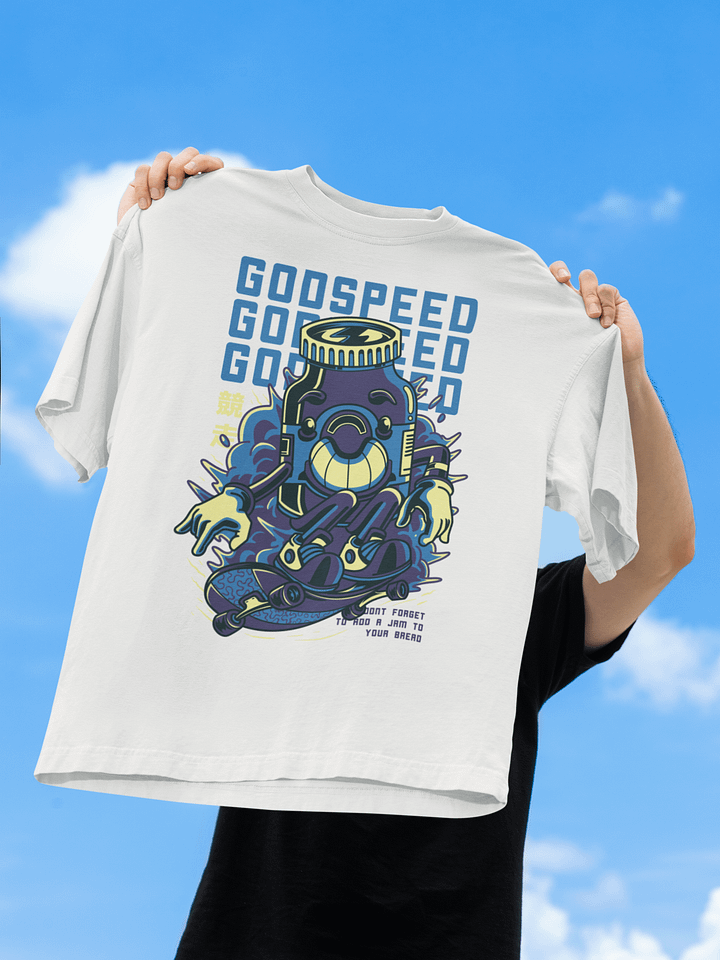 Godspeed Grooves Oversized T-Shirt product image (1)