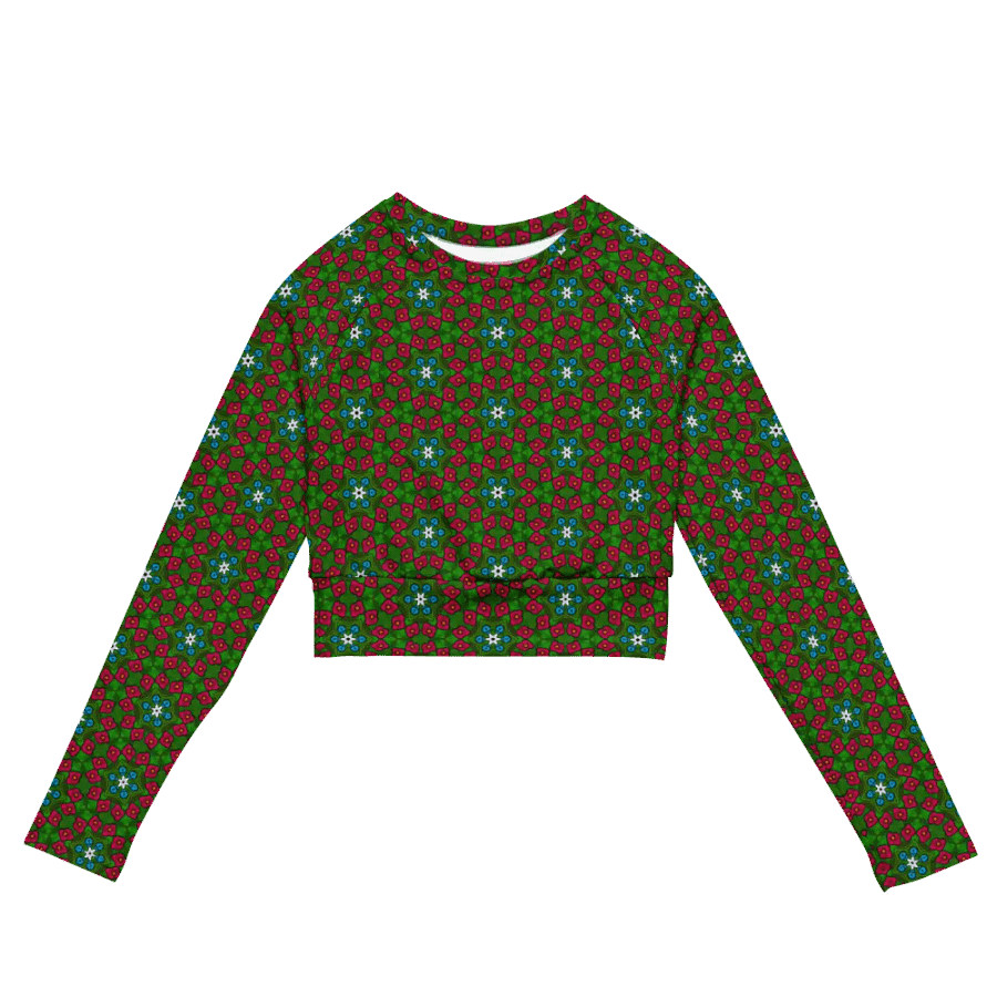 Poppycock Dreams Recycled Crop Top product image (2)
