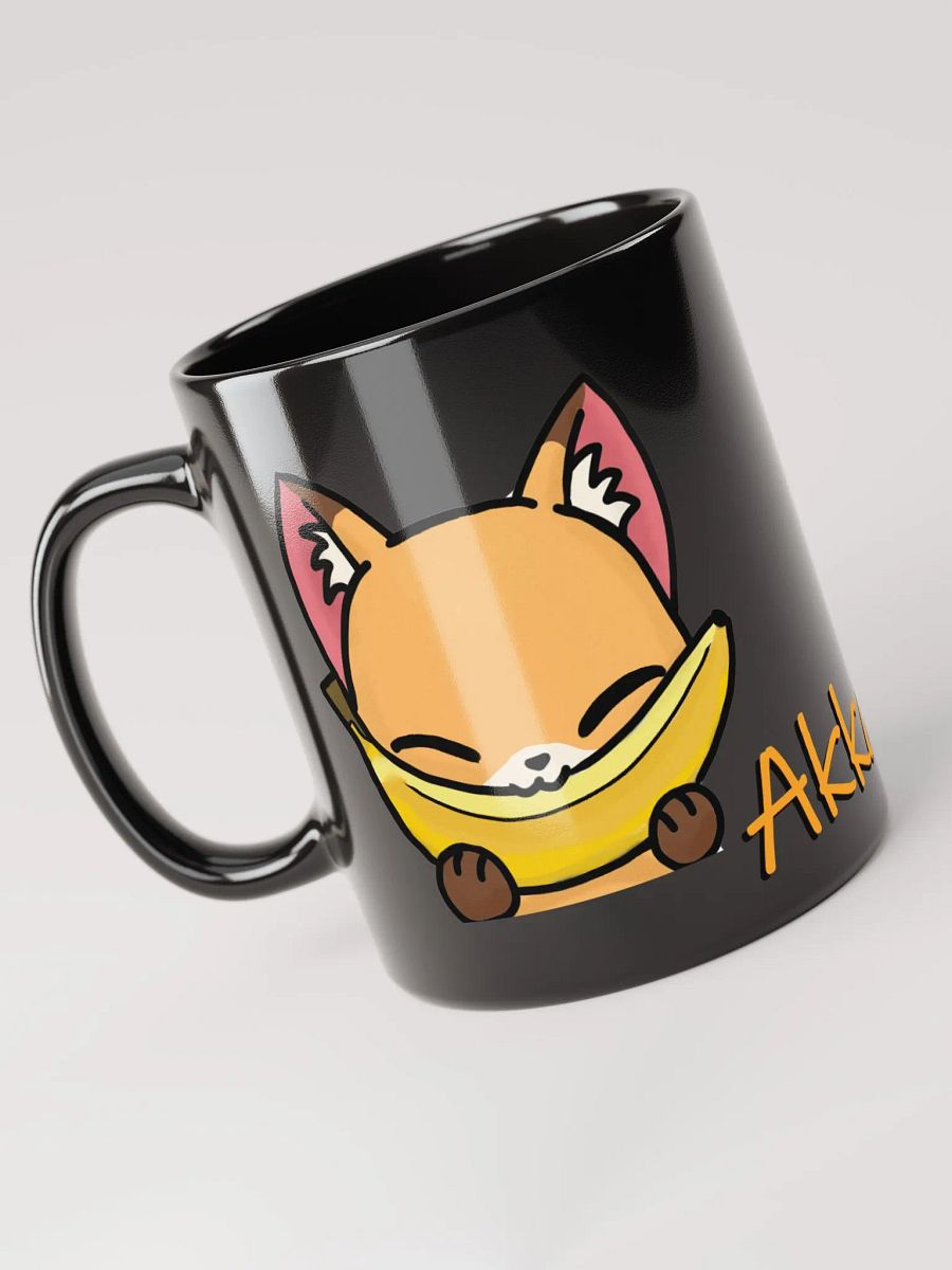 Banana Black Glossy Mug product image (4)