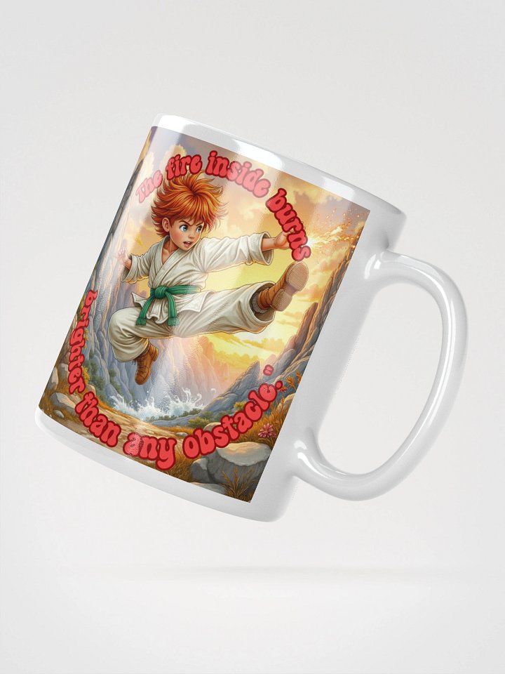 The Fire Inside – Motivational Martial Arts Mug (Double-Sided) product image (2)
