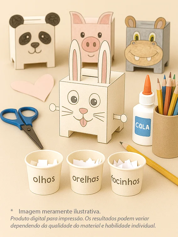 Cofrinho Maluco da Lelê (modelo para impressão) product image (2)