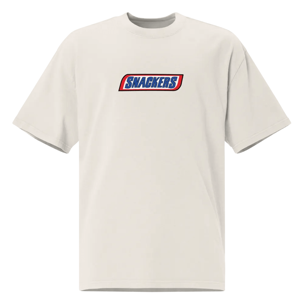 SNACKERS Bold Logo Oversized Tee product image (1)