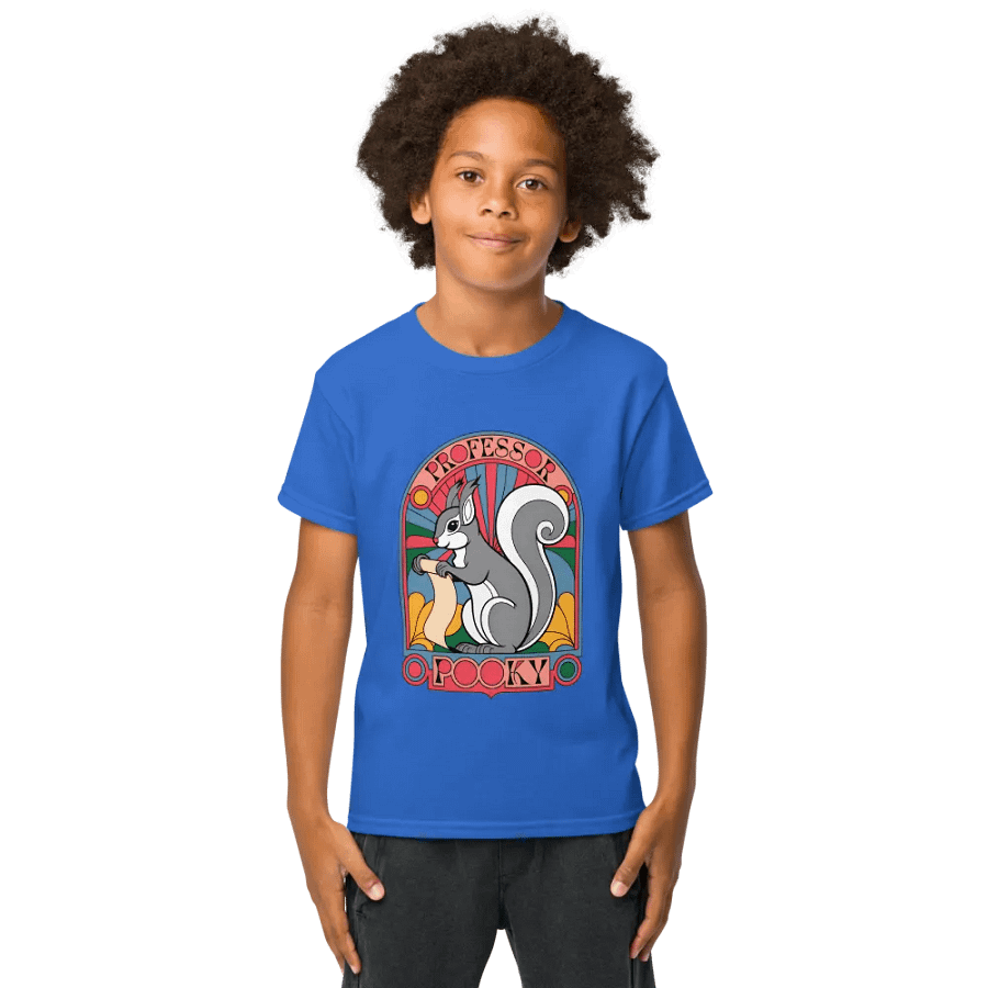 Professor Pooky's Scroll Adventure Youth Sports Tee product image (1)