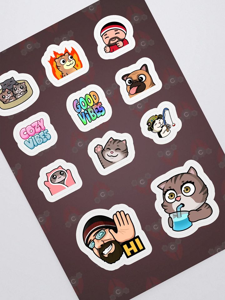 Cohh Emote Sticker Sheet product image (1)