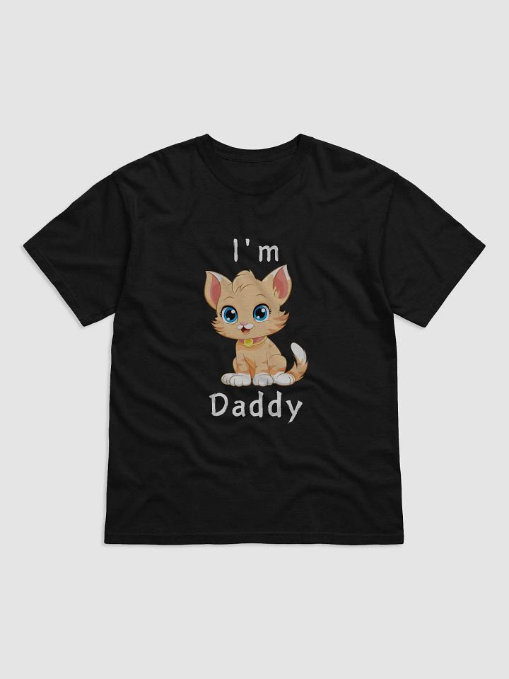 Cute Cartoon Kitten Daddy T-Shirt product image (2)