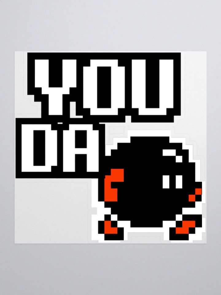 You Da Bob-omb Non holographic sticker product image (3)