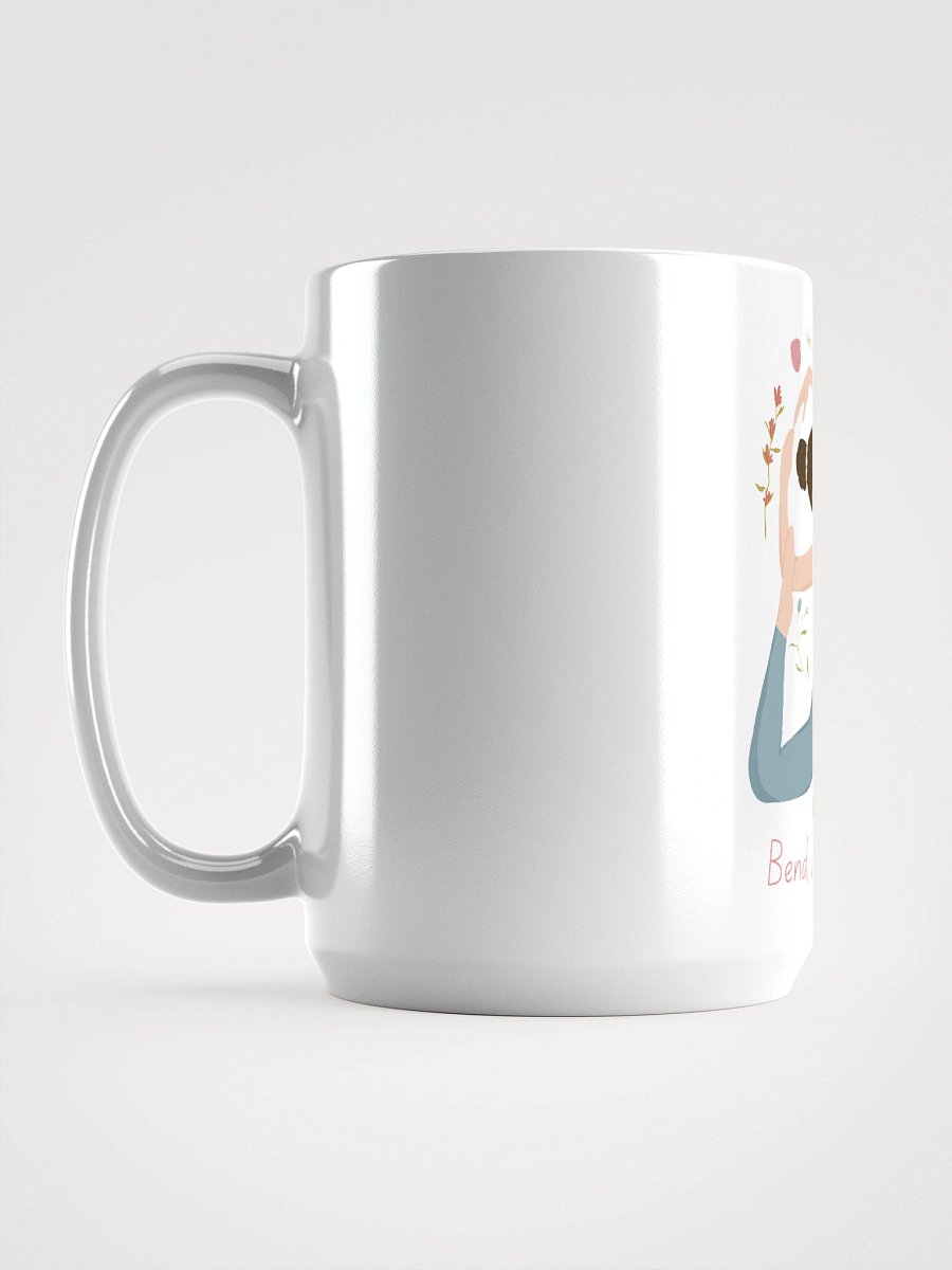 Yoga Inspirational Mug - "Bend, Don't Break" Design product image (6)