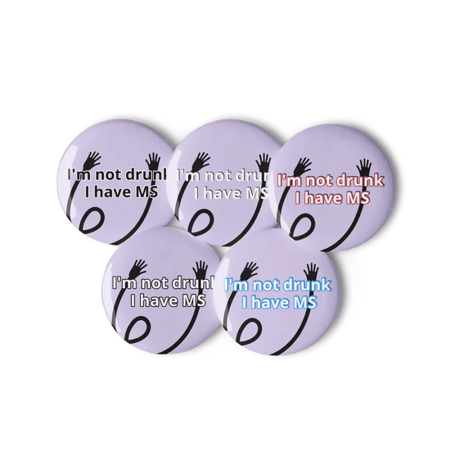 MS Multiple Sclerosis Awareness pin badges product image (11)