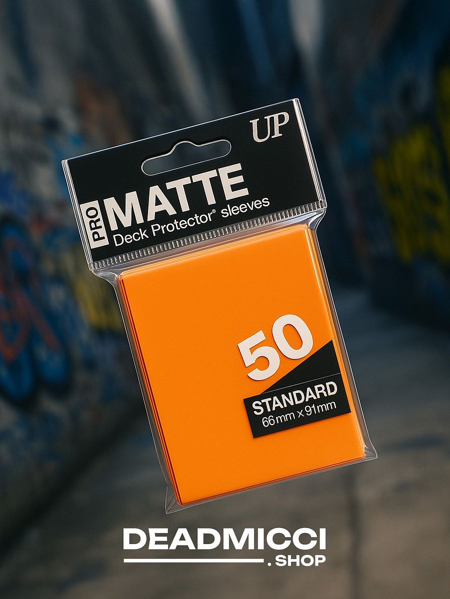 Ultra Pro PRO-Matte 50ct Standard Deck Protector® sleeves: Orange product image (1)