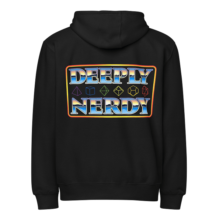 Deeply Nerdy full zip Hoodie product image (2)