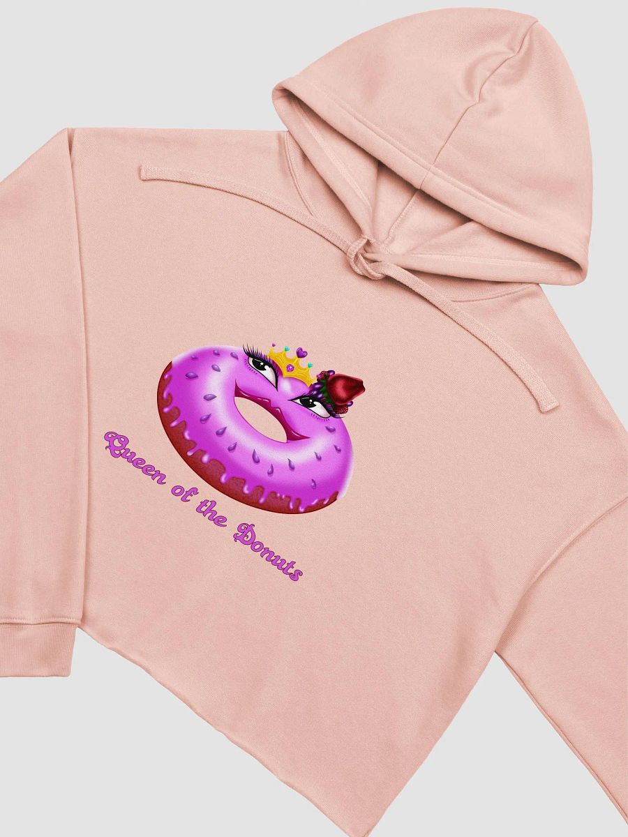 Queen of the Donuts Crop Hoodie product image (27)