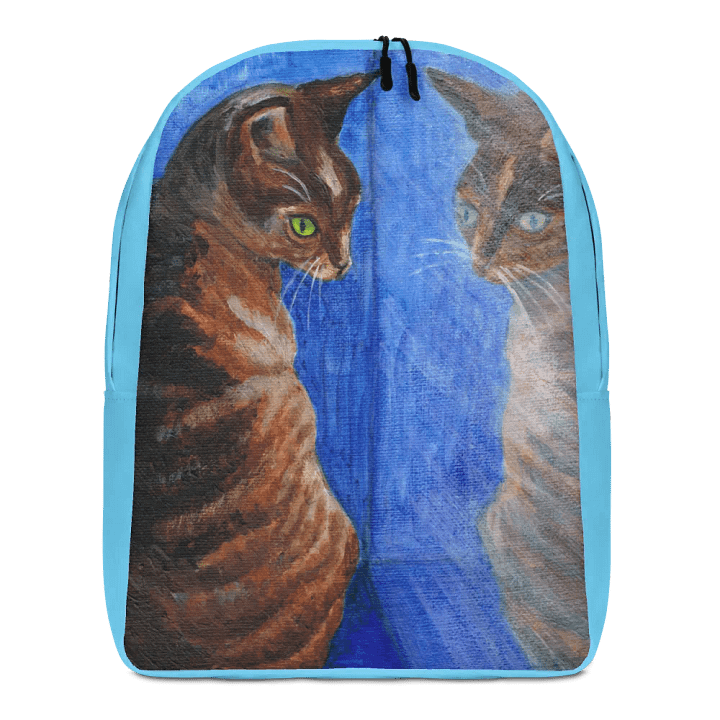 mirror cat painting backpack product image (2)
