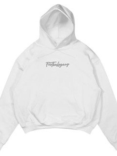 “Make Your Mark” Gray Puff/White