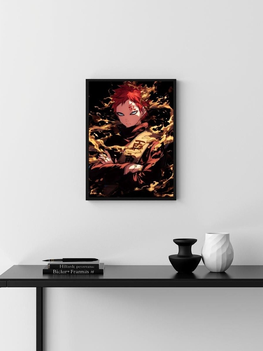 Naruto – Gaara Sandborn Fury – 8x10 Metal Print product image (3)