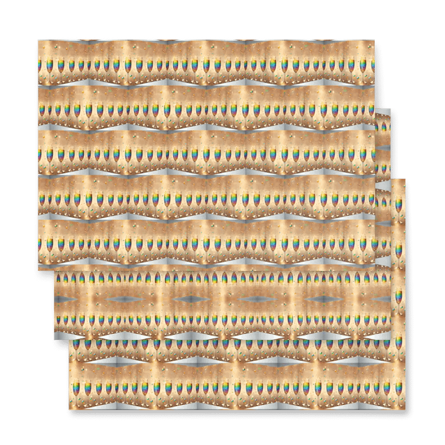 Rainbow Celebration Toast Wall Wrapping Paper Set product image (4)