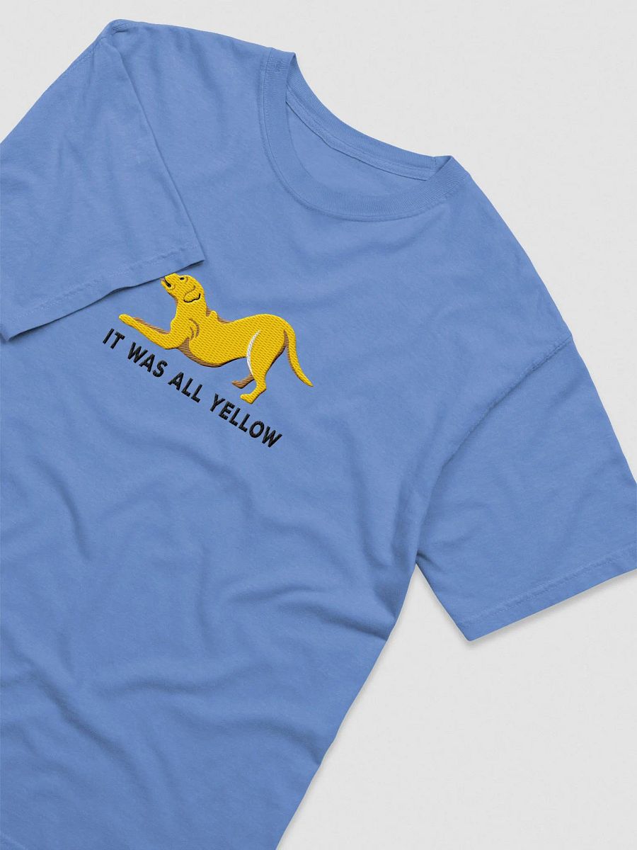 It Was All Yellow T-Shirt(Embroidered) of a Labrador Retriever(Yellow) product image (9)
