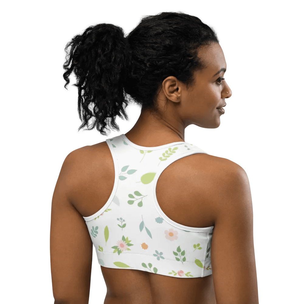 Floral Fantasy Sports Bra - Nature's Embrace for Your Workout product image (4)