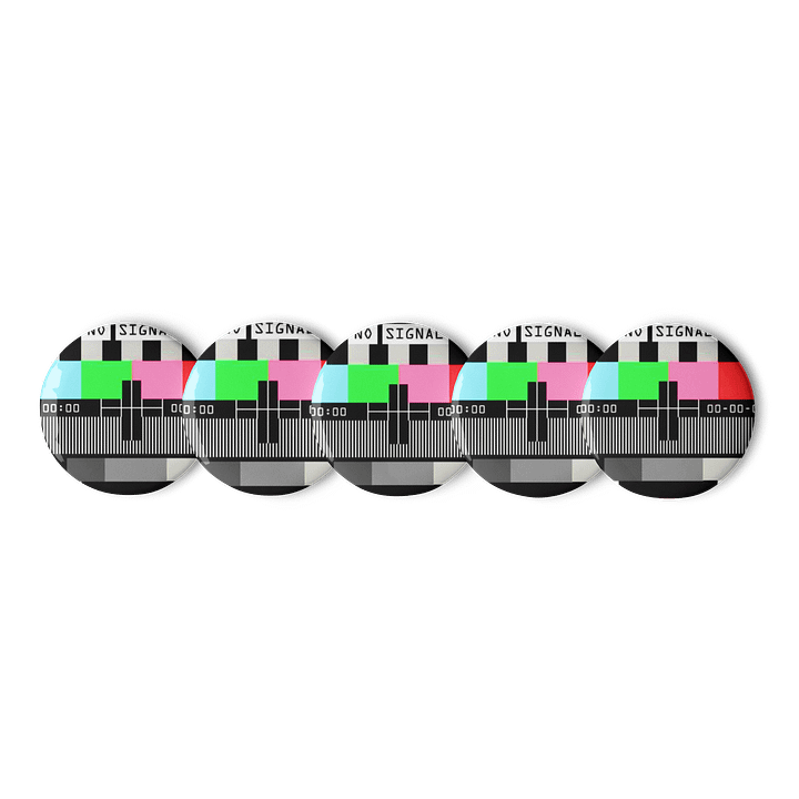 BADGE RETRO NO SIGNAL product image (1)