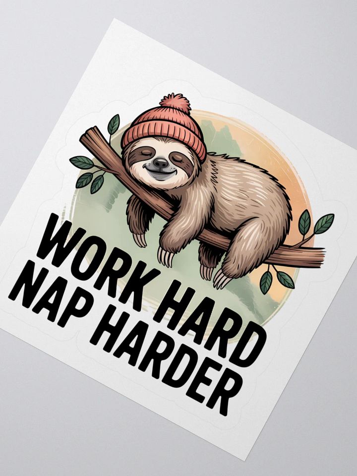 Work Hard Nap Harder Human Design Manifestor Sticker product image (6)