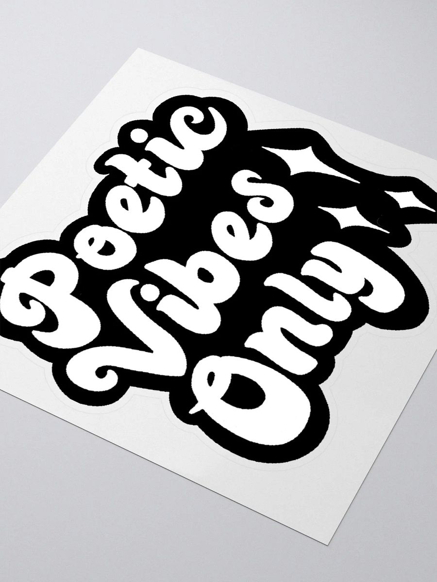 Poetic Vibes Only Sticker product image (3)