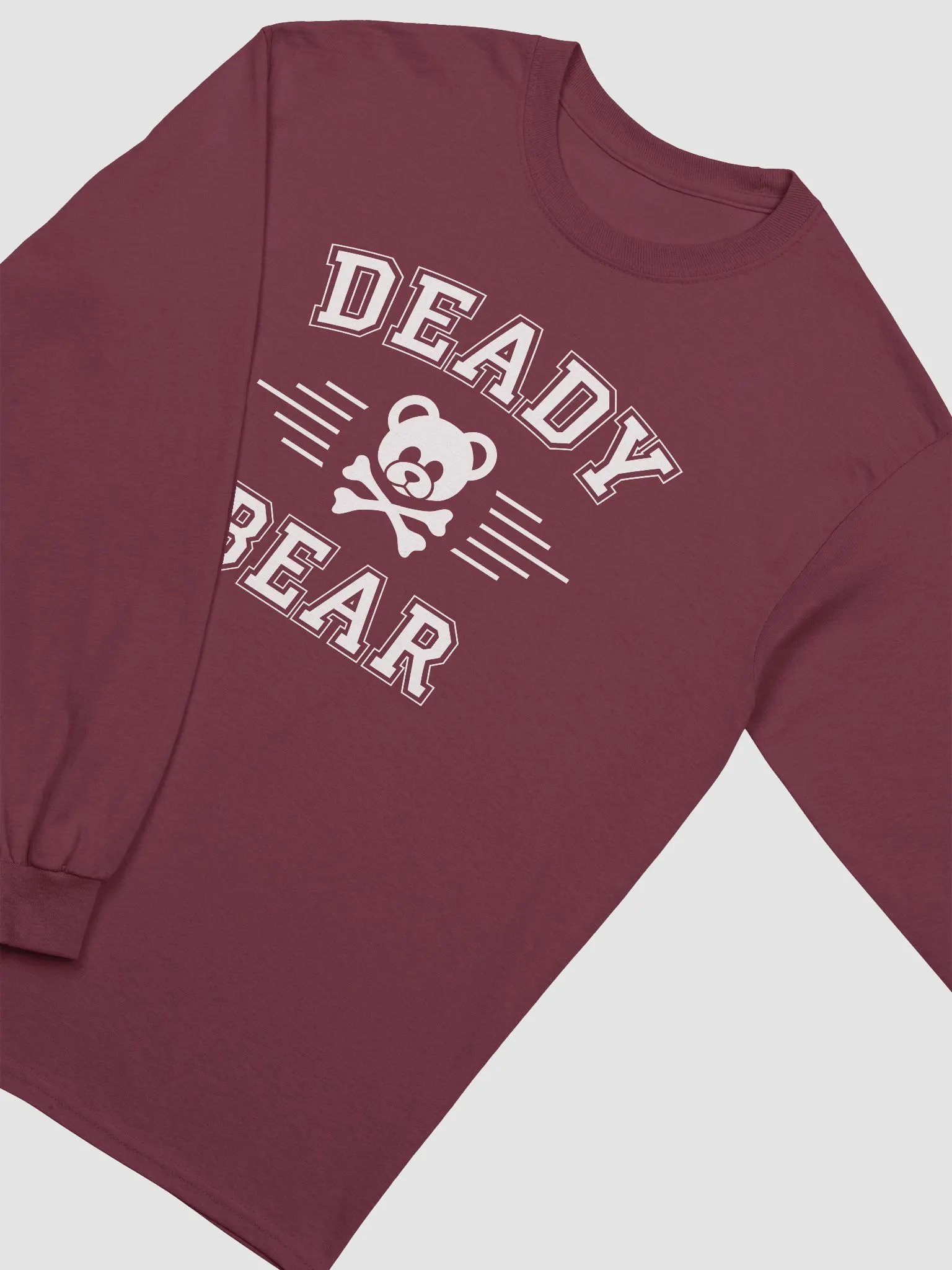 Deady Bear Varsity Long Sleeve Shirt product image (2)