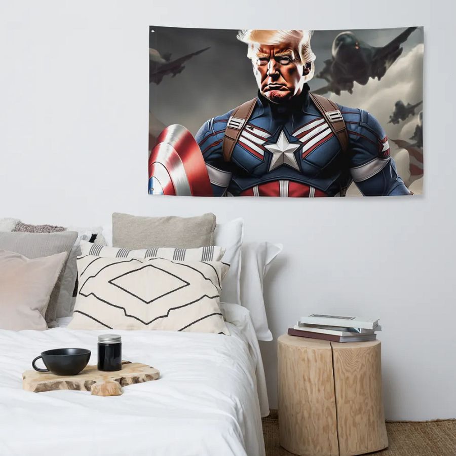 Captain Trumpmerica Flag product image (4)