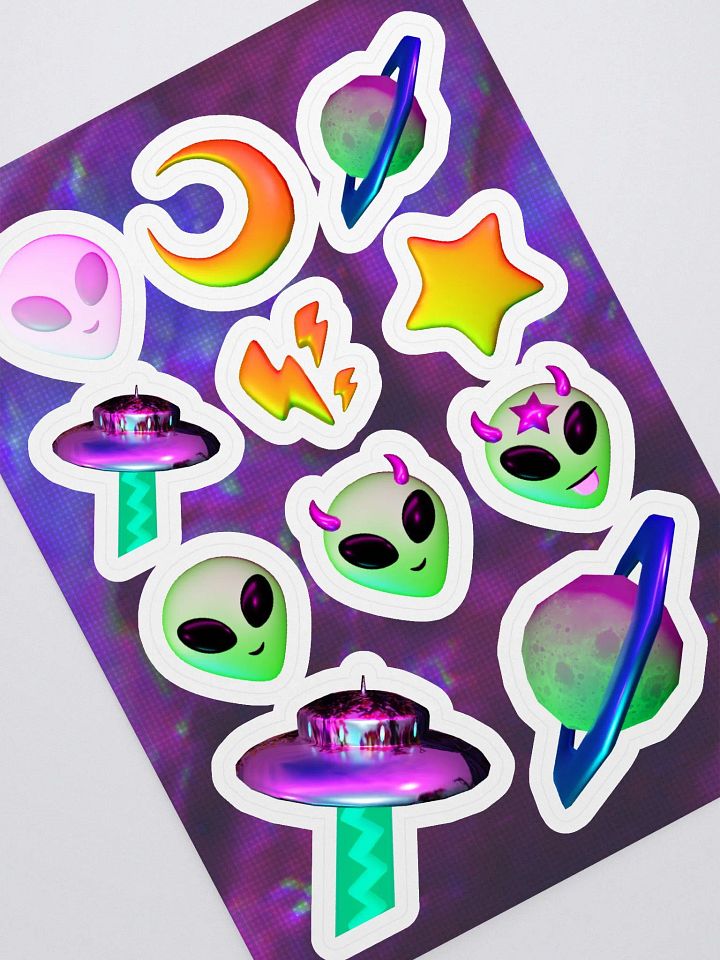 videovomit space stickersheet product image (1)