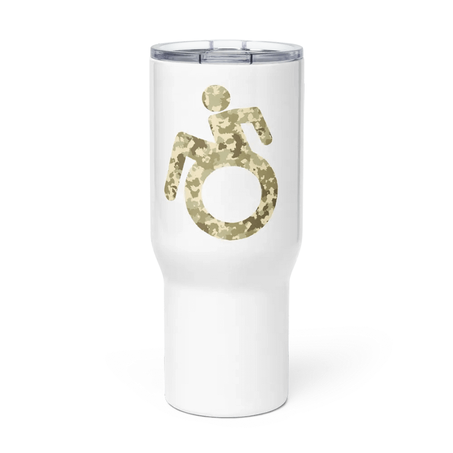 Wheelie, Desert Camo, Handled Travel Mug product image (1)