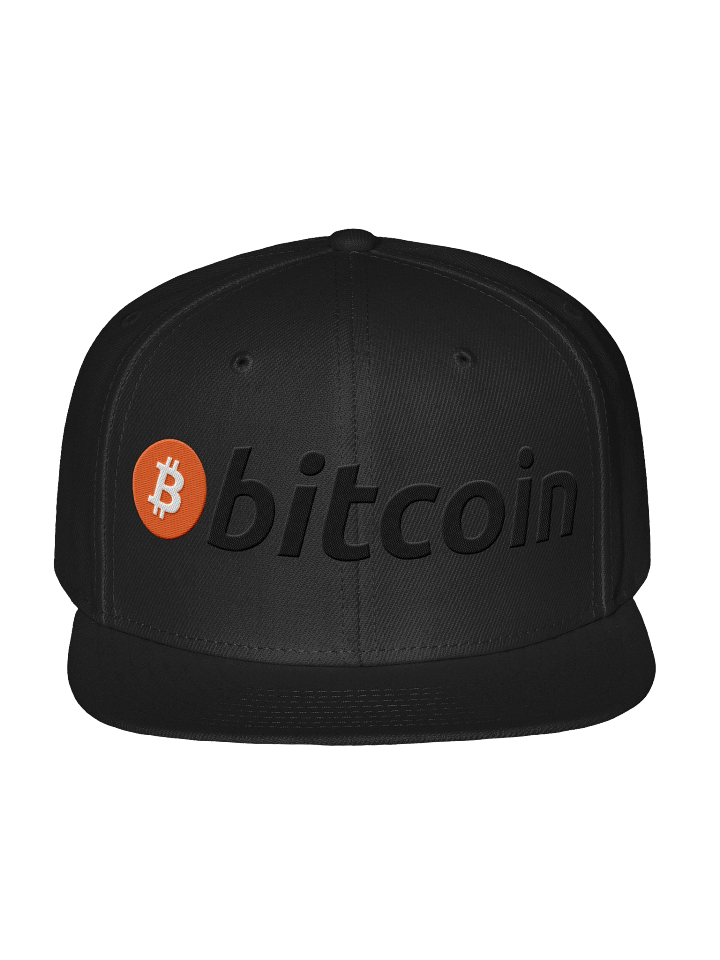Bitcoin Hat Black product image (1)