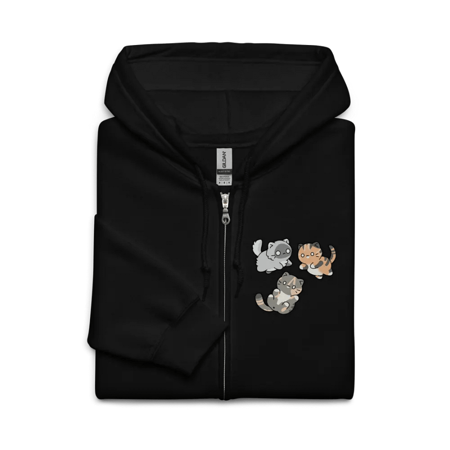Cat Chat Crew Zip-Up Hoodie product image (8)
