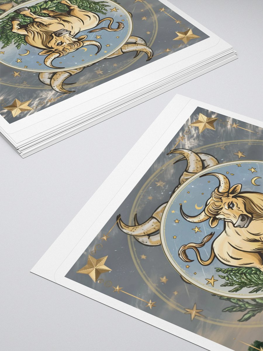Exclusive Taurus Zodiac Sticker - Bull with Celestial Design - Premium Vinyl product image (12)