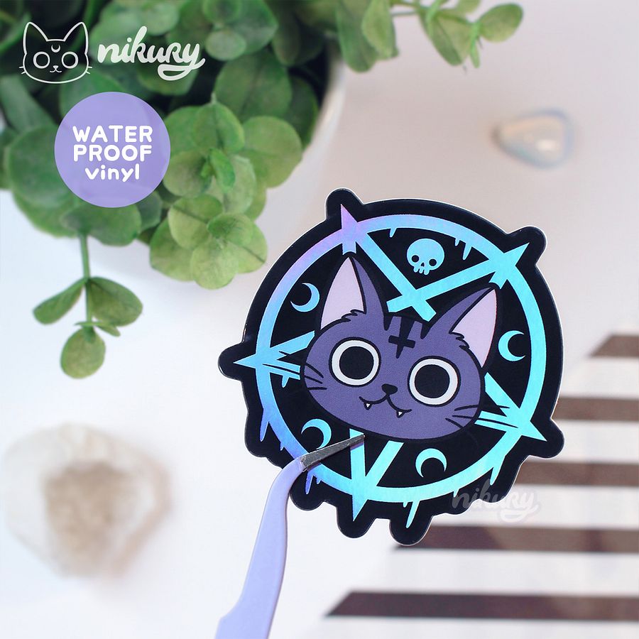 Holographic Lucipurr Sticker product image (3)