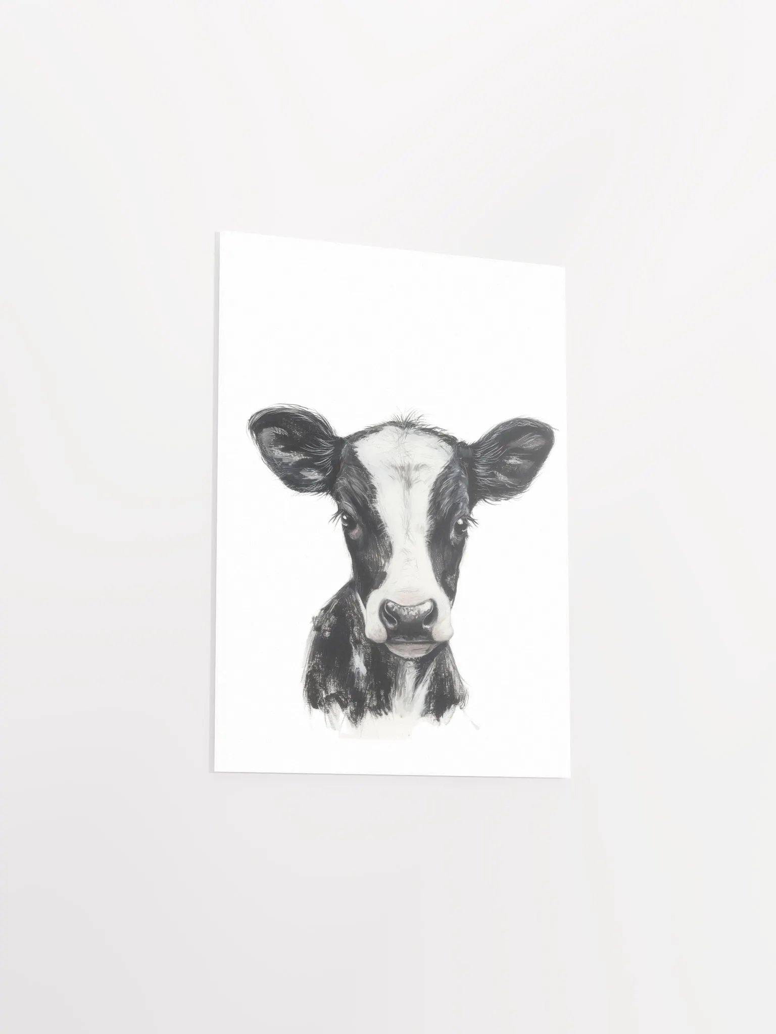 Cute Cow - Farm Animal Print A104 product image (4)