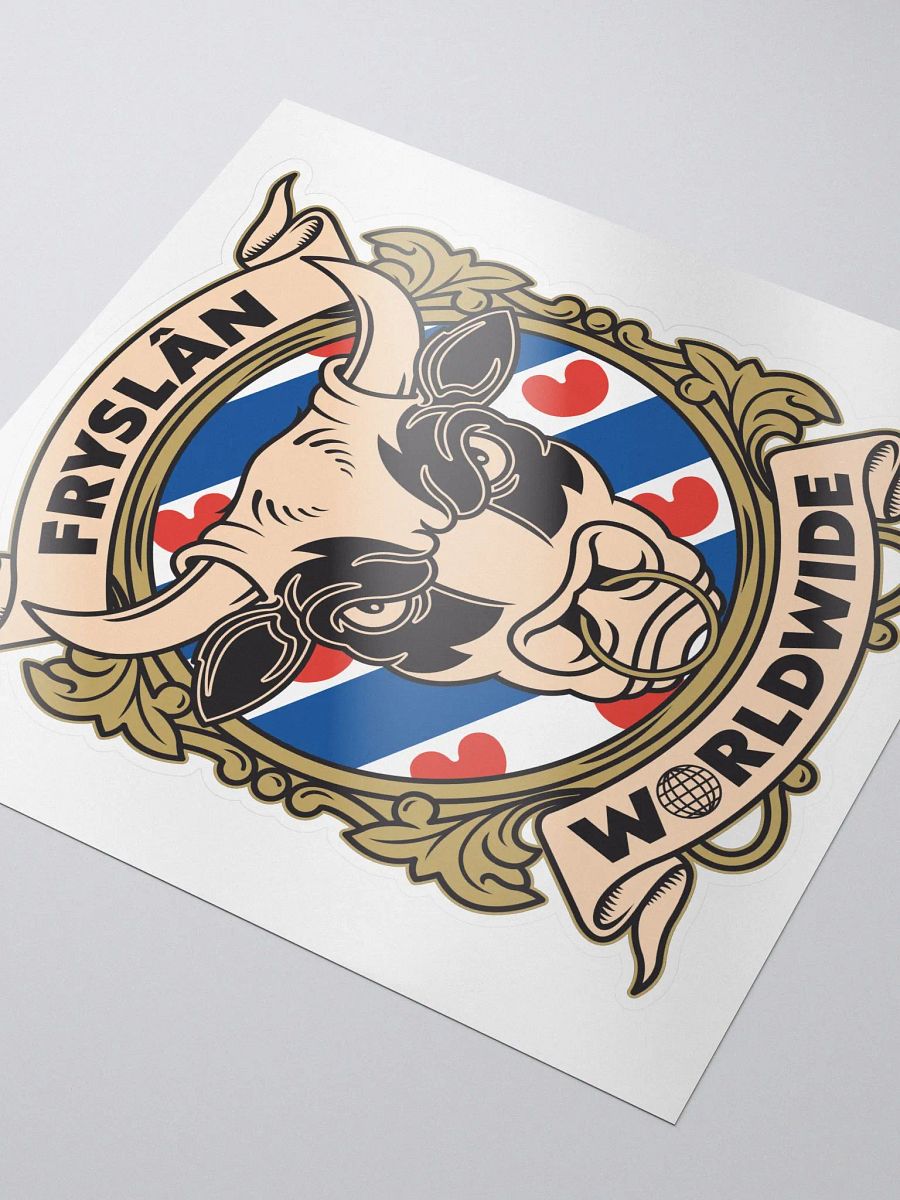 Fryslân Worldwide Bull - Sticker product image (3)