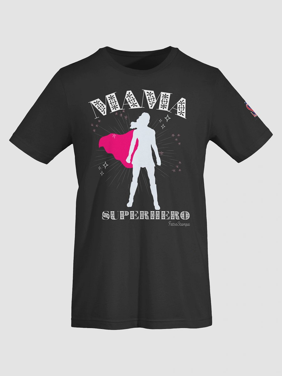 Mama Superhero Silhouette T-Shirt product image (31)