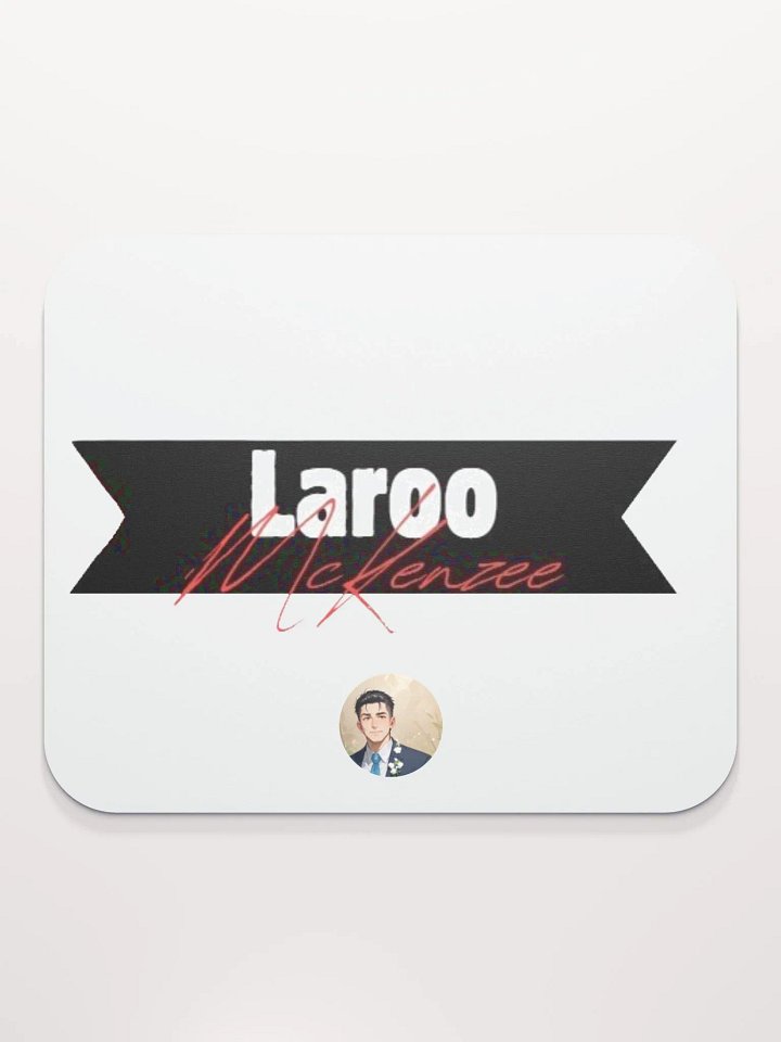Laroo's Signature Mouse Pad (White) product image (2)