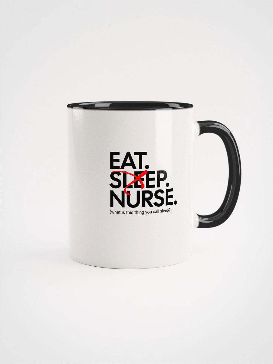 Eat Sleep Nurse Mug (with dark interior) product image (2)