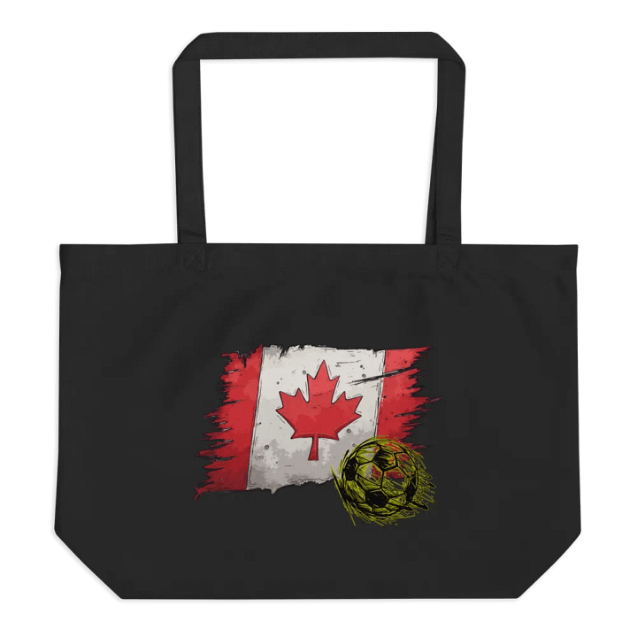 Canada Flag Soccer Football Spirit Tote Bag product image (1)