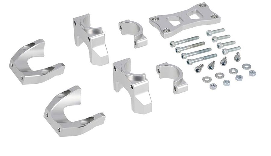 NM Gabelversteifung CNC, Aluminium, eloxiert mit Kleinteilen product image (2)