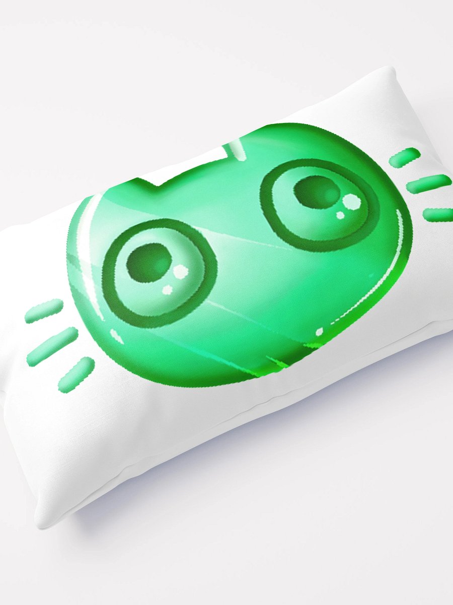 Long Cushion - Green Cat Face product image (5)