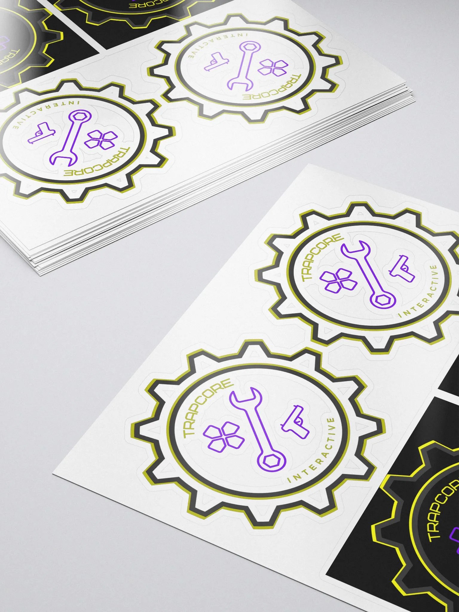 TCI Stickers B/W 2.5 inch product image (5)