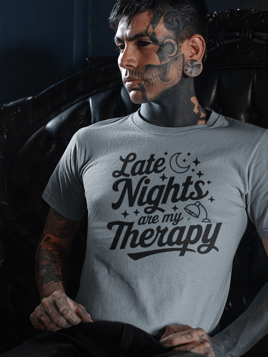 Late Nights Are My Therapy Tee product image (1)