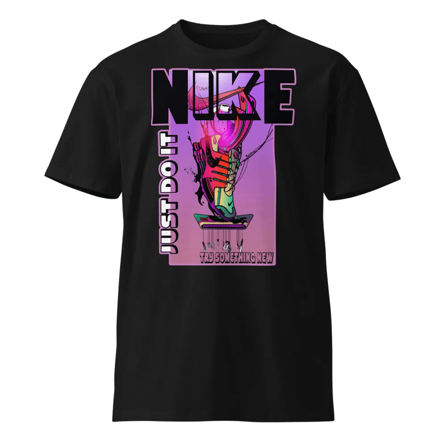 Abstract Nike Sneaker Art T-Shirt product image (1)