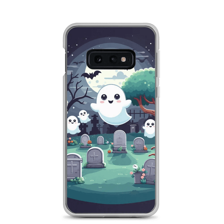 Spooky Ghosts Clear Samsung® Case product image (3)