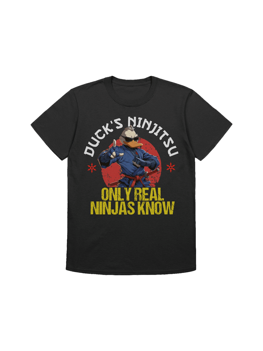 Duck’s Ninjitsu Tee – Only Real Ninjas Know product image (1)