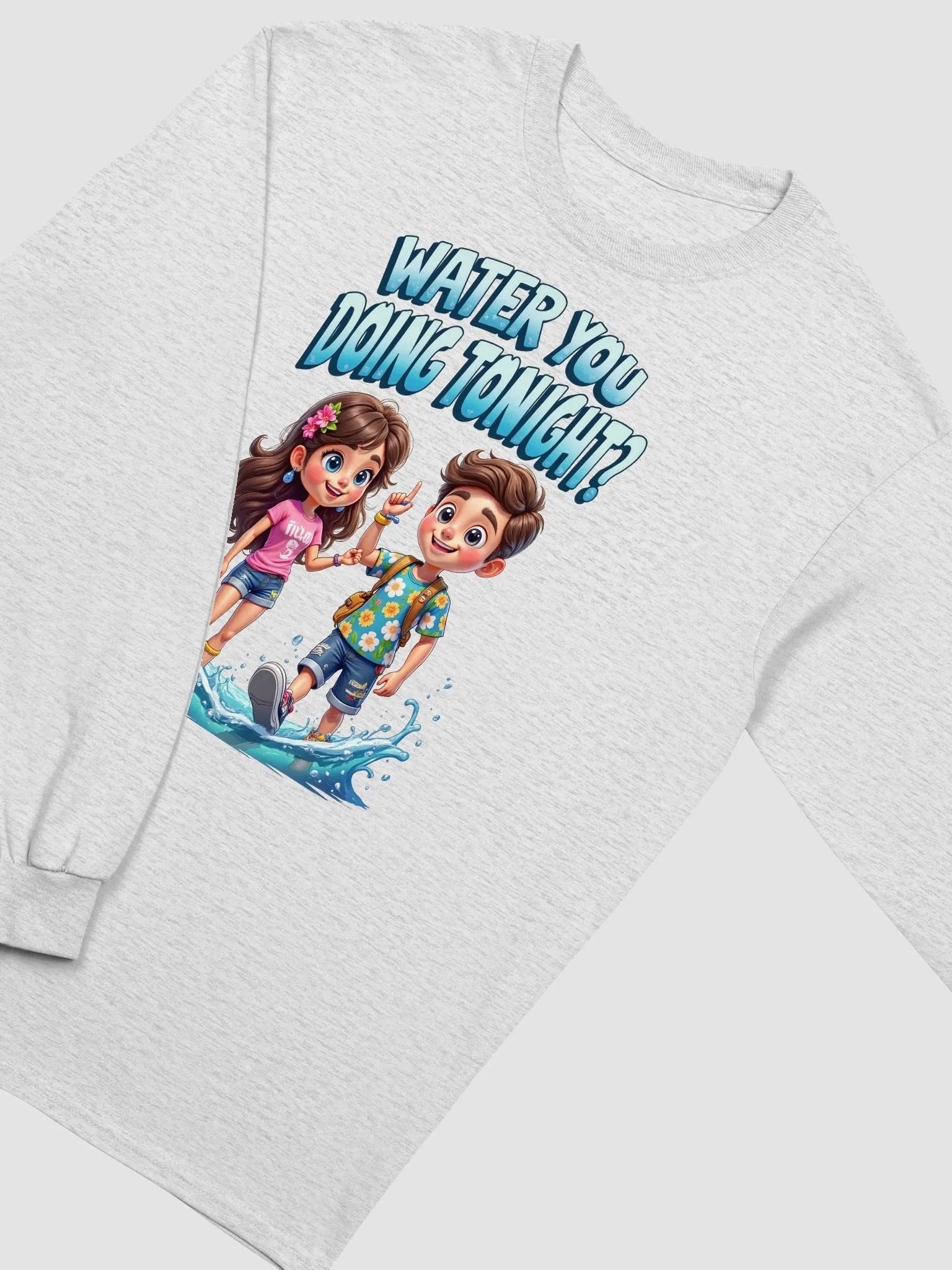 Splash of Romance Long Sleeve Tee product image (27)