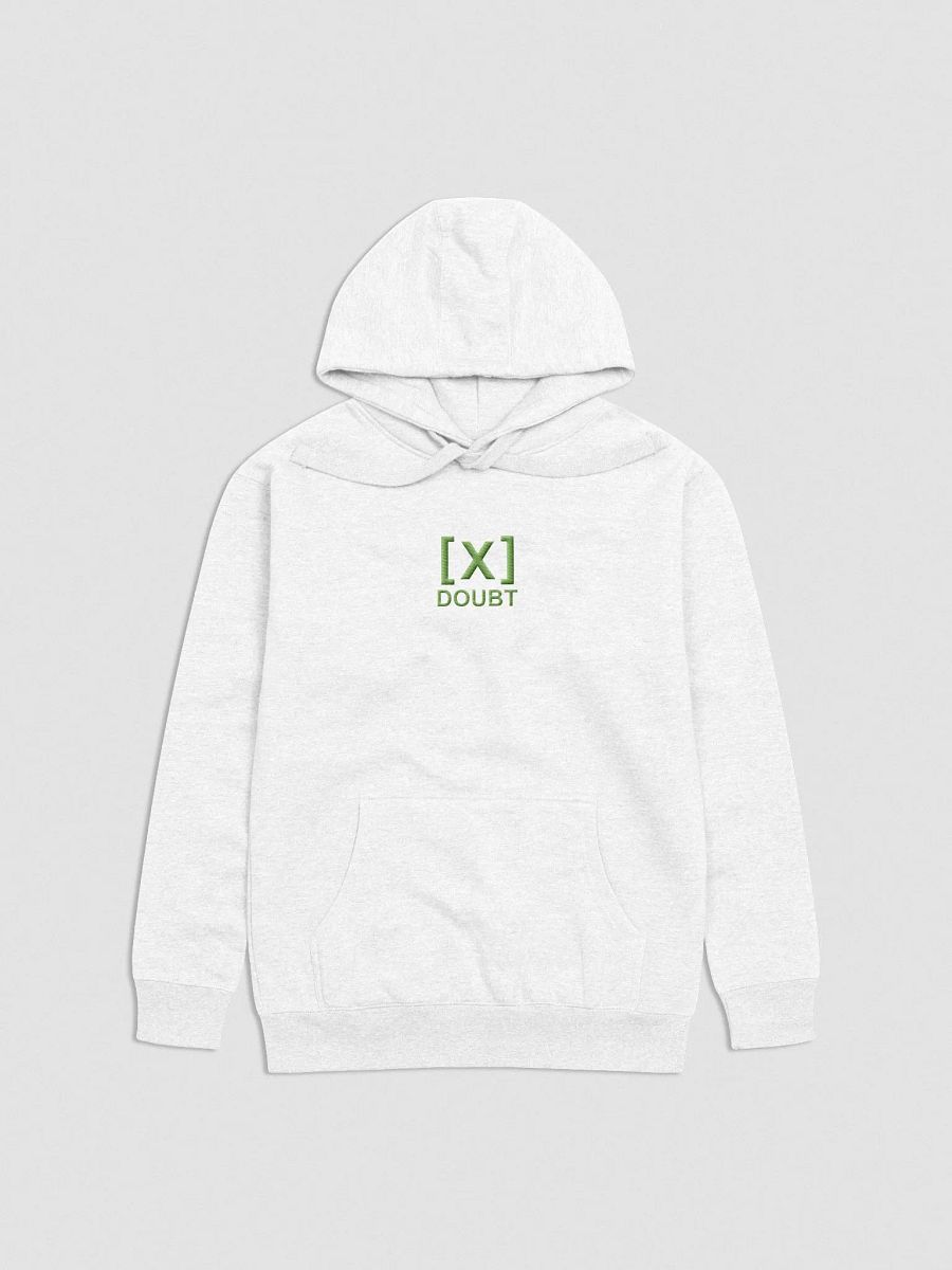 [X] DOUBT embroidered hoodie product image (1)