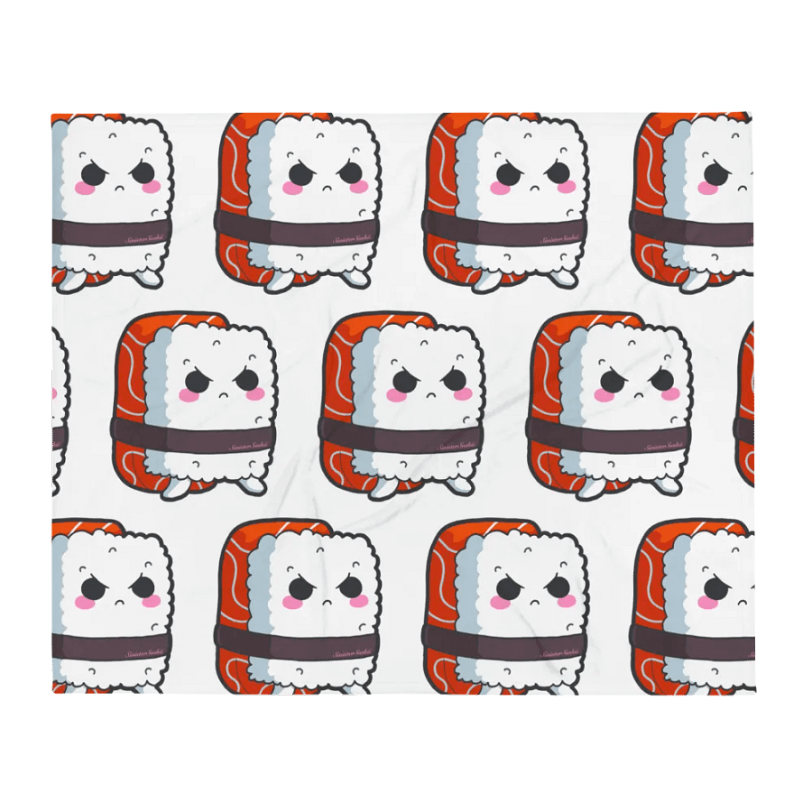 Sinister Sushii Plush Throw Blanket product image (2)