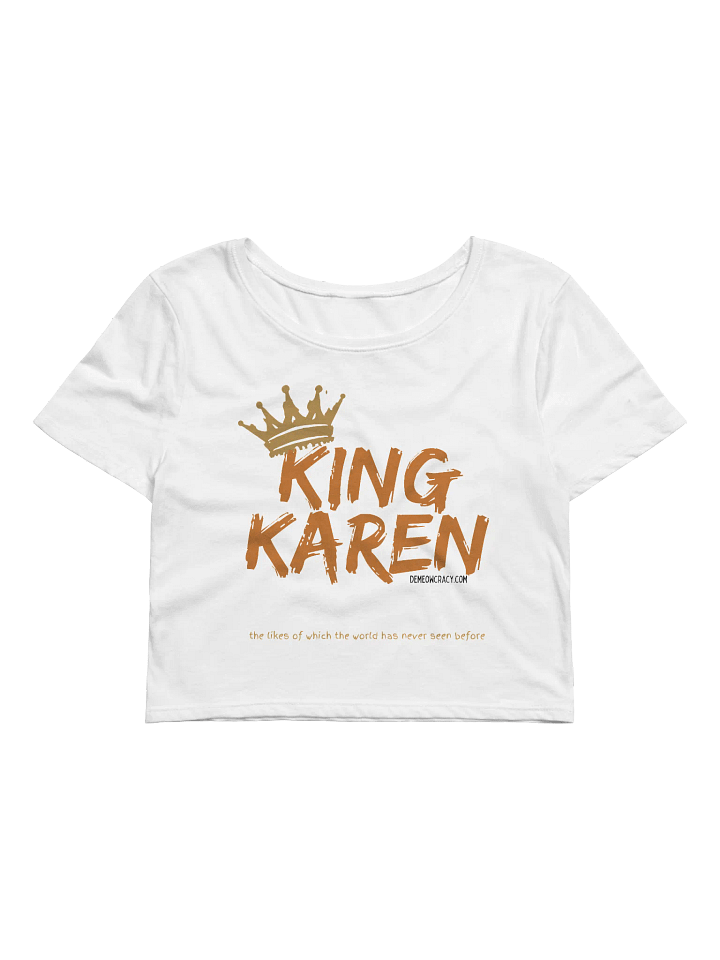 King Karen Crowned Women's Crop Tee product image (1)